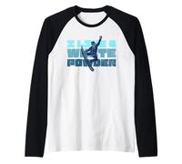 Chasing Fresh White Snow I Live 4 Epic Retro Snowboard Maglia con Maniche Raglan