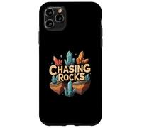 Chasing Rocks Crystal Collector Geology Mineral Hunter Custodia per iPhone 11 Pro Max