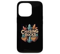 Chasing Rocks Crystal Collector Geology Mineral Hunter Custodia per iPhone 13 Pro