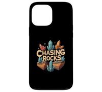 Chasing Rocks Crystal Collector Geology Mineral Hunter Custodia per iPhone 13 Pro Max
