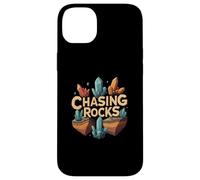 Chasing Rocks Crystal Collector Geology Mineral Hunter Custodia per iPhone 14 Plus