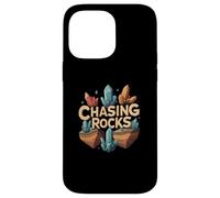 Chasing Rocks Crystal Collector Geology Mineral Hunter Custodia per iPhone 14 Pro Max