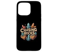 Chasing Rocks Crystal Collector Geology Mineral Hunter Custodia per iPhone 15 Pro Max