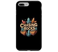 Chasing Rocks Crystal Collector Geology Mineral Hunter Custodia per iPhone 7 Plus/8 Plus