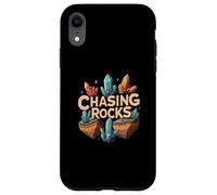 Chasing Rocks Crystal Collector Geology Mineral Hunter Custodia per iPhone XR