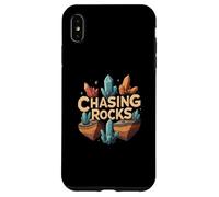 Chasing Rocks Crystal Collector Geology Mineral Hunter Custodia per iPhone XS Max