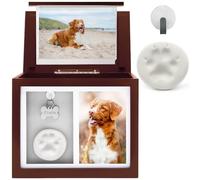 Chasing Tails Urne Commemorative per Cani per Ceneri - Urne Commemorative per Cani per Ceneri Personalizzate, urne per Gatti per Ceneri per Cani Piccole - Include Kit per Stampa di Zampe, Cornice e