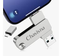 Chasisna 128 GB Chiavetta USB per iPhone/OTG Andriod/Pad/Mac/PC/tablet