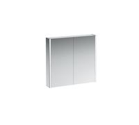 Châssis 25 armoire de toilette, éclairage vertical, arrêt extérieur, 750x800, éclairage d'ambiance, H4085539001441, H4085539001441, Versione: Parti laterali a specchio