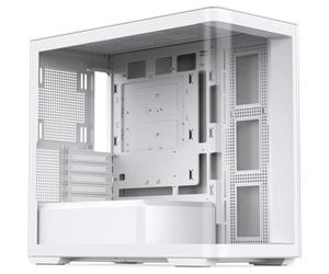 Chassis Jonsbo D300 Mid-Tower Bianco con Pannello Vetro Temperato Angolato 270° Chassis Jonsbo D300 Mid-Tower Bianco con Pannello Vetro Temperato Angolato 270°