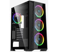 Chassis Torre Hiditec MH12 Glass Nero ARGB USB Type-C 4 Ventole 360mm Radiatore