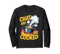 Chat Are We Cooked Crollo dei Meme di Internet - Maglia a Manica