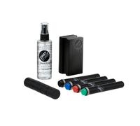 Chat Board Woody Starter Set Per Lavagne Nero/Nero/ Rosso/ Blu/ Verde