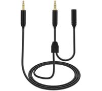 Chat Link - Cavo audio di ricambio per Elgato HD60, HD60S, HD60 S+, HD60 X, HD60 PRO 4K60 PRO Game Capture Card, compatibile con Nintendo Switch, PS5, PS4, Xbox One, Xbox X/S, colore: Nero