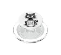 Chat Pas avant le cafe Gatto Non prima del caffè PopSockets PopGrip per MagSafe