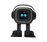 Chatbot AI per Compagno con Danza Dinamica Canto Azioni di Conversazione Emozionale Motore e Interfaccia Visiva (nero)