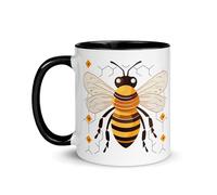 Chatcripant Tazza Ape Divertente da 325 ml - Tazza Lavoro Sodo per le Mie Api - Idea Regalo Originale per Apicoltori - Tazza in Ceramica per Caffè e Tè