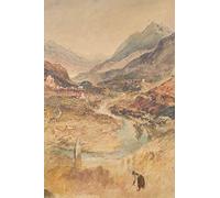 Chatel Argent and the Val d'Aosta from above Villeneuve - A Poetose Notebook / Journal / Diary (100 pages/50 sheets)