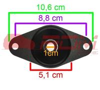 CHATENET SUPPORTO MOTORE CAMBIO STELLA MEDIA BAROODER ch22 ch16 SILENT BLOCK
