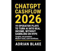 ChatGPT Cashflow 2026: 19 Operator Plays to Turn AI into Real Income, Without Gambling on Hype