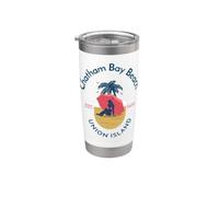 Chatham Bay Beach St. Vincent e Grenadine Bicchiere termico in acciaio inox doppia parete
