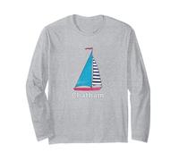 Chatham Cape Cod Massachusetts Barca a vela Nautica Maglia a Manica