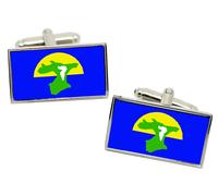 Chatham Islands (New Zealand) Bandiera Gemelli IN Cromata Scatola Regalo