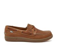 Chatham Scarpe da barca in pelle da uomo - Deck Buton G2 in noce, 39-42, Noce, 43 EU