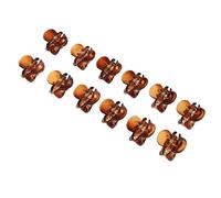 Chatonshen 12 Pezzi Mini Fermaglio Capelli Mollette Piccole Clip Antiscivolo Accessori Capelli Donna Realizzati in Resina Plastica Robusta Adatti per Acconciatur, Marrone, 2.5cm