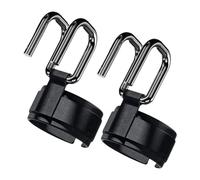Chatonshen 2 Ganci per Sollevamento Pesi, Impugnature per Sollevamento Pesi per Scrollate, Powerlifting