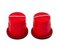 Chatonshen 2 Pezzi di Trampoli per Camminare, Trampoli per L'equilibrio, Giocattoli Stepper, Trampoli a Secchiello Antiscivolo, Giocattolo Stepper per Bambin, Rosso