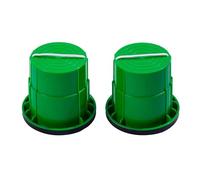 Chatonshen 2 Pezzi di Trampoli per Camminare, Trampoli per L'equilibrio, Giocattoli Stepper, Trampoli a Secchiello Antiscivolo, Giocattolo Stepper per Bambin, Verde