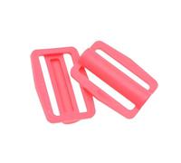 Chatonshen 2 Pezzi Fermacinturino Scorrevole per Immersione Subacquea, Adatto a Cinghie da 5 Cm, Rosa