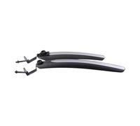 Chatonshen 2 Pezzi Parafango per Mountain Bike Kit Completo di Parafanghi Paraspruzzi Anteriore E Posteriore Ricambi per Bici Leggeri E Durevoli Adatto per Cicl, Nero