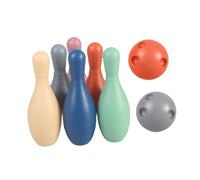 Chatonshen 8 Pezzi Gioco Bowling Bambini Set Mini Bowling Interattivo Educativo Realizzato in Pp Adatto per attività di Gruppo Festa Gioco Indoor Outdoor, Senza Numero