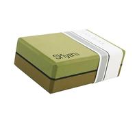 Chatonshen Blocco, Accessorio di Supporto, Pratico, Migliora La Flessibilità, per Esercizi, per Allenamento, Fitness, Stretching, Squat, Verde E Marrone