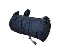 Chatonshen Borsa da Manubrio per Bicicletta, Impermeabile, Leggera, con Tracolla Regolabile, Borsa a Rullo, Grande capacità di Stoccaggio, Adatta per Ciclismo E, Nero