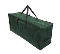 Chatonshen Borsa Porta-Albero di Natale, Grande Borsa Organizer in Materiale Cerniera E Maniglie per Il Trasporto, Ideale per Riporre Oggetti in Giardino, Verde Nero 122x50cm