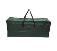Chatonshen Borsa Porta-Albero di Natale, Grande Borsa Organizer in Materiale Cerniera E Maniglie per Il Trasporto, Ideale per Riporre Oggetti in Giardino, Verde Nero 165x76cm
