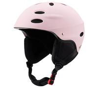 Chatonshen Casco Casco per Snowboard Casco Sportivo Casco da Montagna Antiurto Interno Assorbente Regolabile Adatto per Donna Invernali out, Rosa