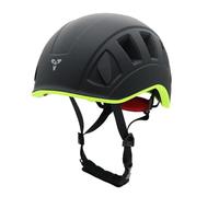 Chatonshen Casco da Arrampicata Casco da Escursionismo Cappello Protettivo Casco da Montagna Funzione di Ventilazione Regolabile Adatto per Alpinismo Attività Tecniche Trekking, Nero Verde, M48-56cm
