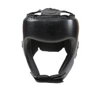 Chatonshen Casco da Regolabile, Ammortizzante, con Protezione per La Testa, Traspirante, in PU, dal Design Ergonomico, Ideale per MMA, Kickboxing, Muay Thai, Nero