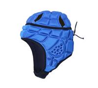 Chatonshen Casco da Rugby per Bambini, Copricapo da Calcio, Berretto da Mischia Imbottito Morbido, Protezioni per La Testa da Rugby, Pattinaggio a Rotelle, S Blu