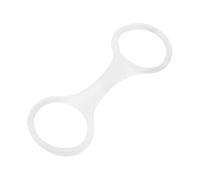 Chatonshen Clip Boccao Subacqueo Snorkel Supporto Snorkel Anello Doppio in Silicone Durevole Stabilizza Il Tubo E Riduce Spostamenti Durante Il Nuoto Adatto per, Trasparente