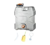 Chatonshen Contenitore Acqua per Esterni Bottiglia con Rubinetto Camping Tanica PC Grande Fusto Secchio Trasporto Acqua Manuale Realizzazione Robusta Adatto per, 18l