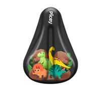 Chatonshen Coprisella per Bicicletta per Bambini, Protezione per Bambini E Bambine, in Morbido Silicone, 23 X 15 Cm, Comodo Coprisella per Bicicletta per Bambini, Dinosauro