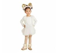 Chatonshen Costume Pecora Bambini Abito Costume Pecorella Travestimento Animale Outfit Materiale Poliestere a Effetto Pile Traspirante E Accogliente Adatto a, S, Pecora
