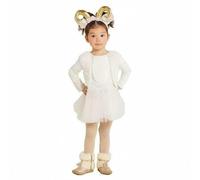 Chatonshen Costume Pecora Bambini Abito Costume Pecorella Travestimento Animale Outfit Materiale Poliestere a Effetto Pile Traspirante E Accogliente Adatto a, L-A, Pecora-A