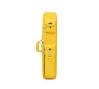 Chatonshen Custodia Stecca Biliardo Rigida Custodia Porta Cues Borsa Porta Stecche Astuccio Accessori con Protezione Antiurto Grande capacità E Chiusura a Clip, Color to 2, AW-50黄色杆包