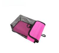 Chatonshen Custodia Subacquea Porta Accessori Attrezzatura Sub Borsa Pouch Rete Nylon Compatta per Organizzare Boa Reel Gancio Torcia con Fissaggio Laterale, Rosa, color to 1, Unica
